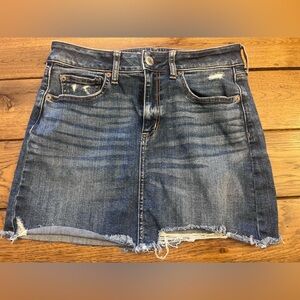 American Eagle Outfitters Super Stretch Denim Jean Skirt